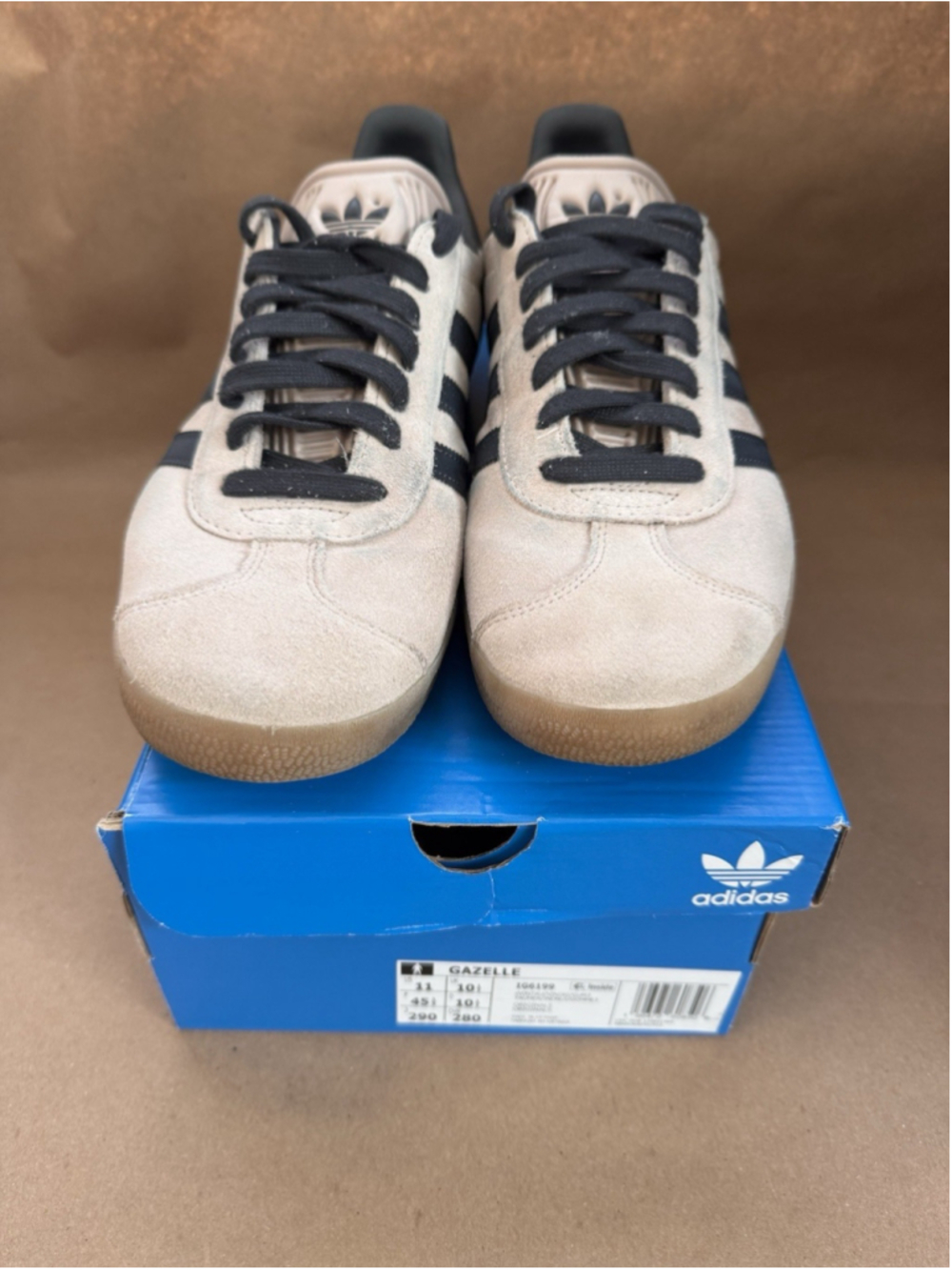 IG6199 adidas Originals Gazelle Wonder Taupe Night Indigo Gum Mens US 11 in Box